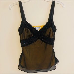 💛 Jessica Simpson Beaded Cami S